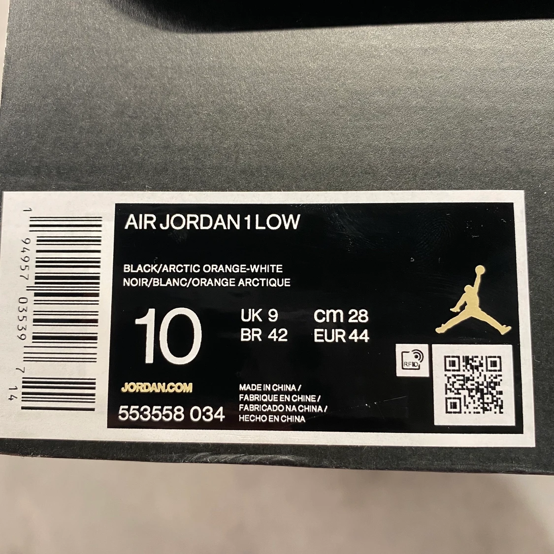 Jordan one low Crimson tint. Storlek 44 - 91