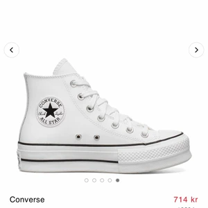Höga Converse  - Jätte fina höga Converse i modellen”chuck taylor all star lift ” köpt i somras och har inte kommit till andvändning mer än 5ggr skulle jag säga