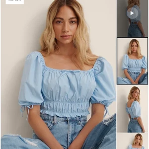 Topp - En jättefin blå topp från nakd i storlek 38. Säljer då den inte kommit till användning alls. Köpt för 249kr men säljer nu för 69kr