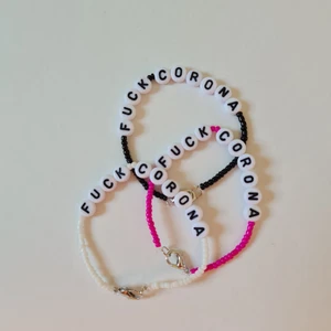 F*ck corona armband - Valfri färg. 35 kr/st (3 för 90)