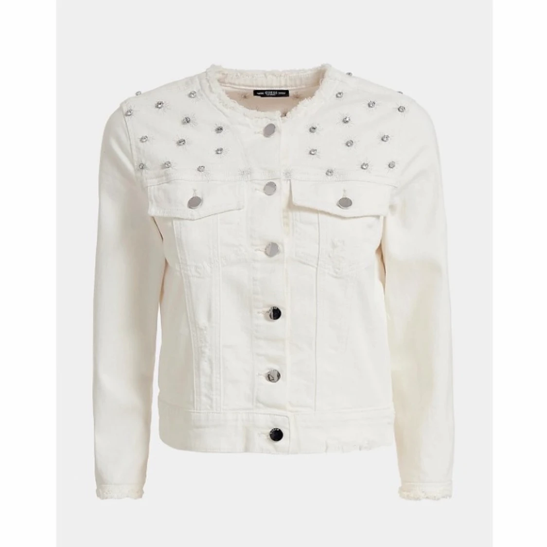 Guess Vit Jeansjacka  - 91