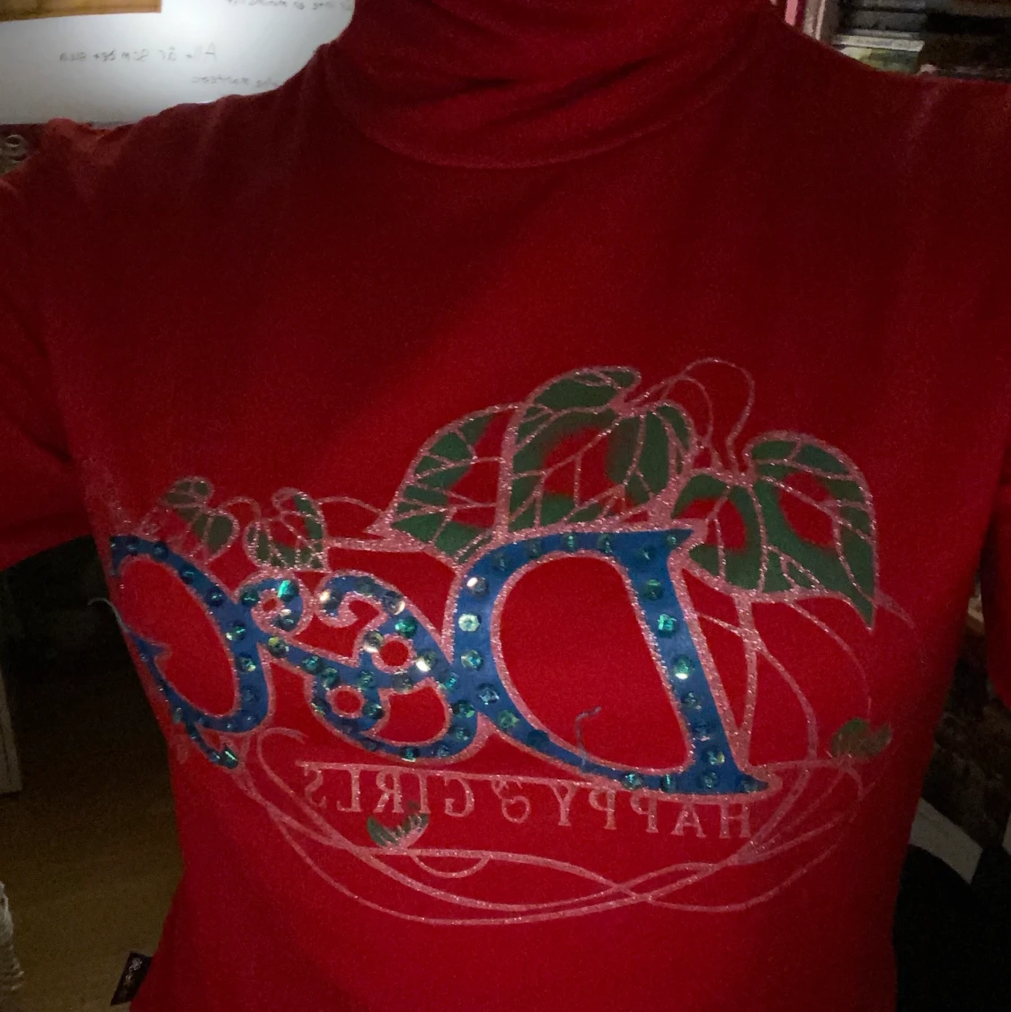 Polo med paljetter ☺️ - 90