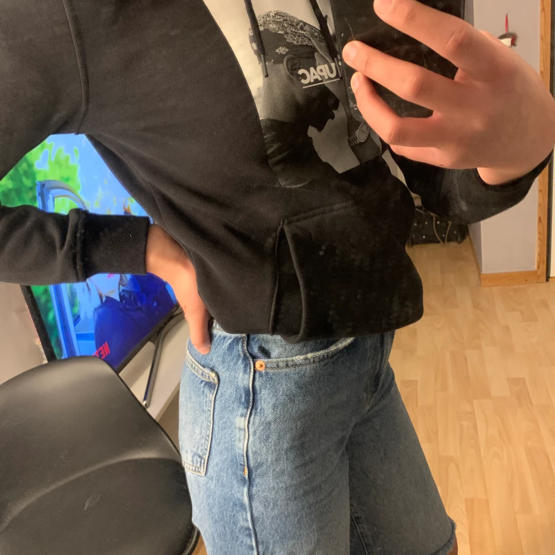 Tupac( 2pac)  hoodie säljes!💞  - 90