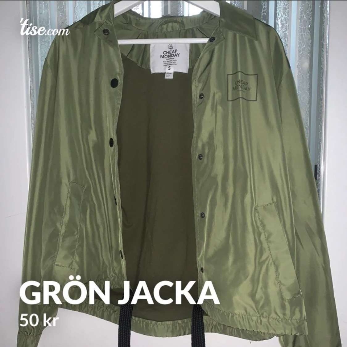 militärgrön jacka från cheap monday