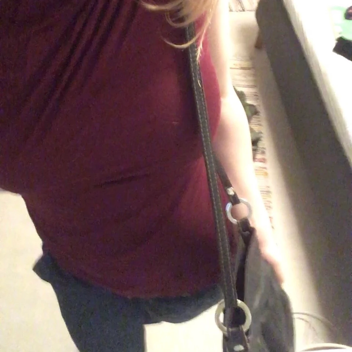 Brun läderväska! - 90