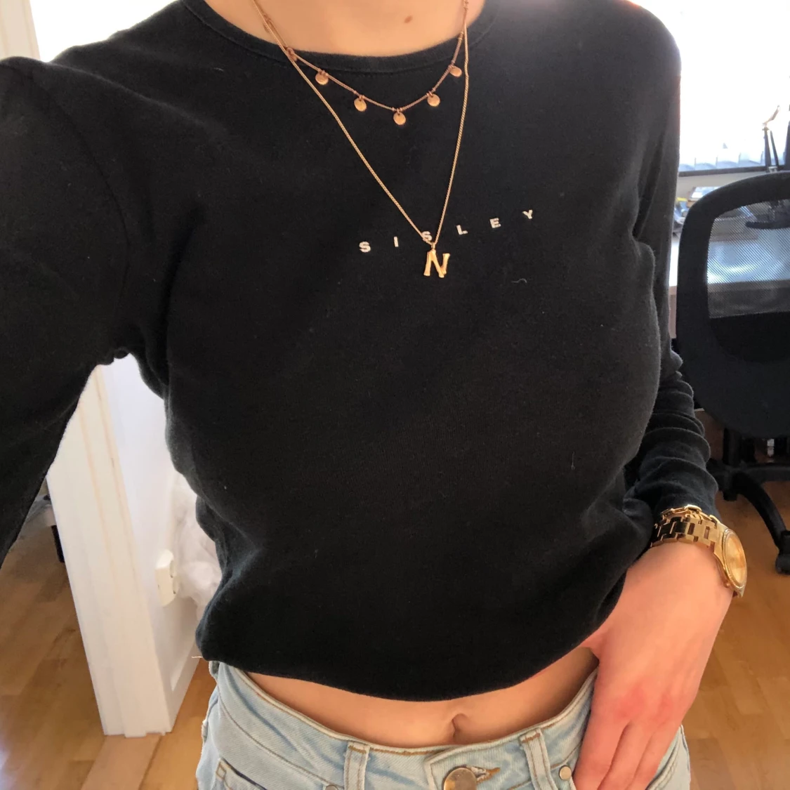 svart sisley tröja 