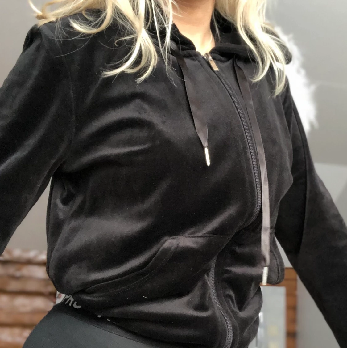 Mjuk hoodie, ifrån gina - 90