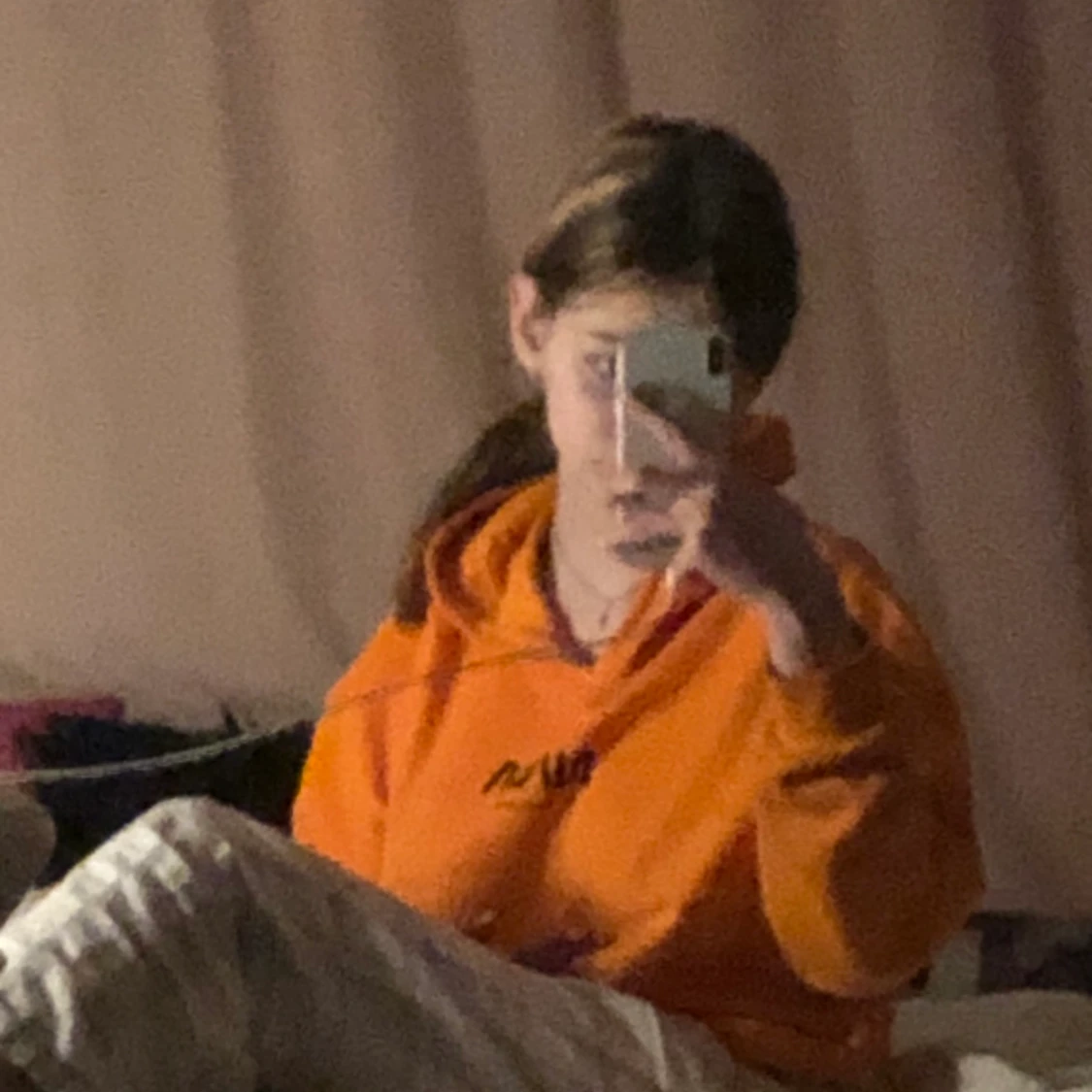 Orange nasa hoodie