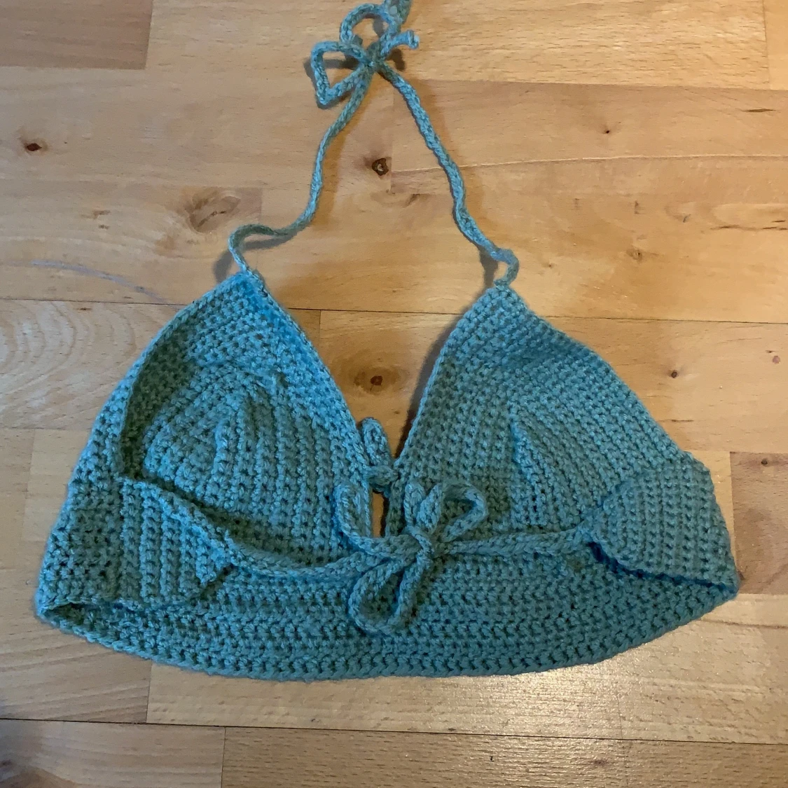 Virkad bikinitopp - 90