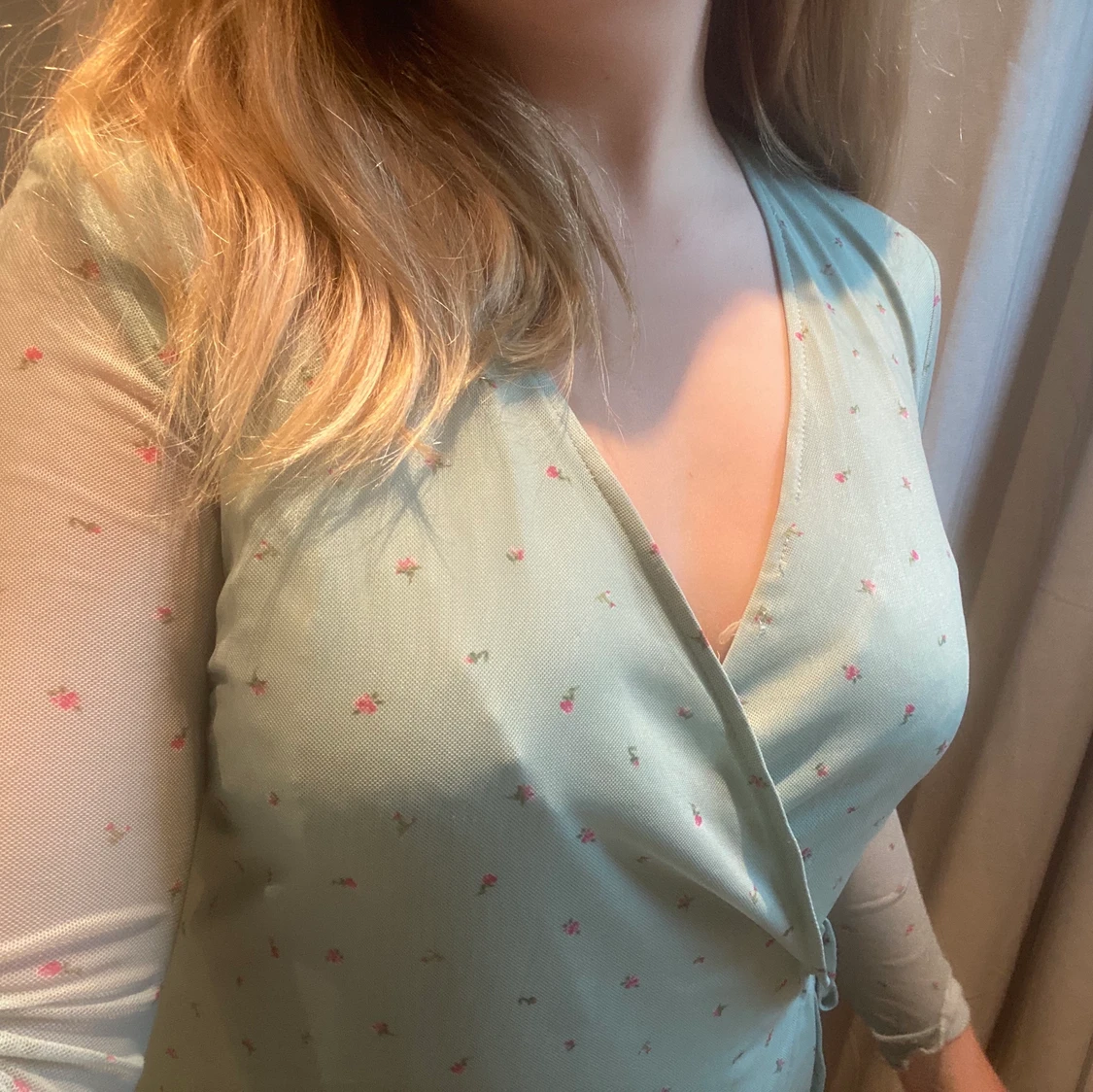 Blommig klänning - 91