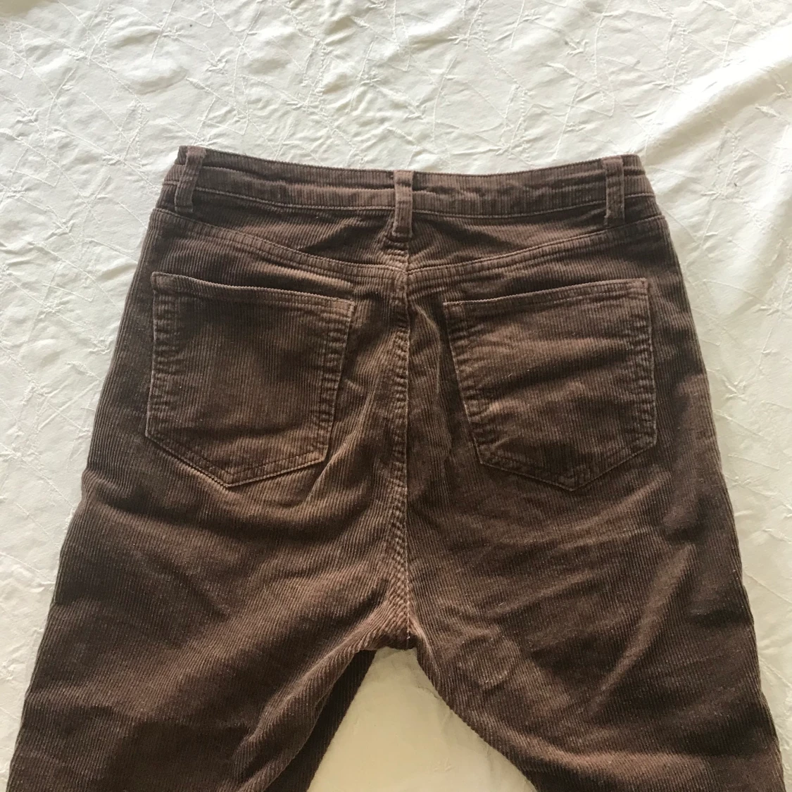 Bruna flare manchesterbyxor - 91