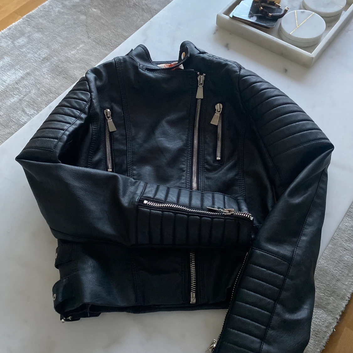 Skinnjacka - moto jacket