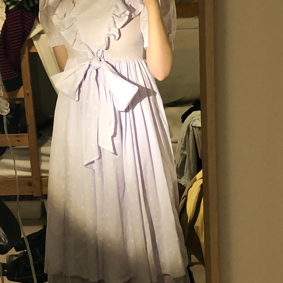 ljuslila långklänning i size S