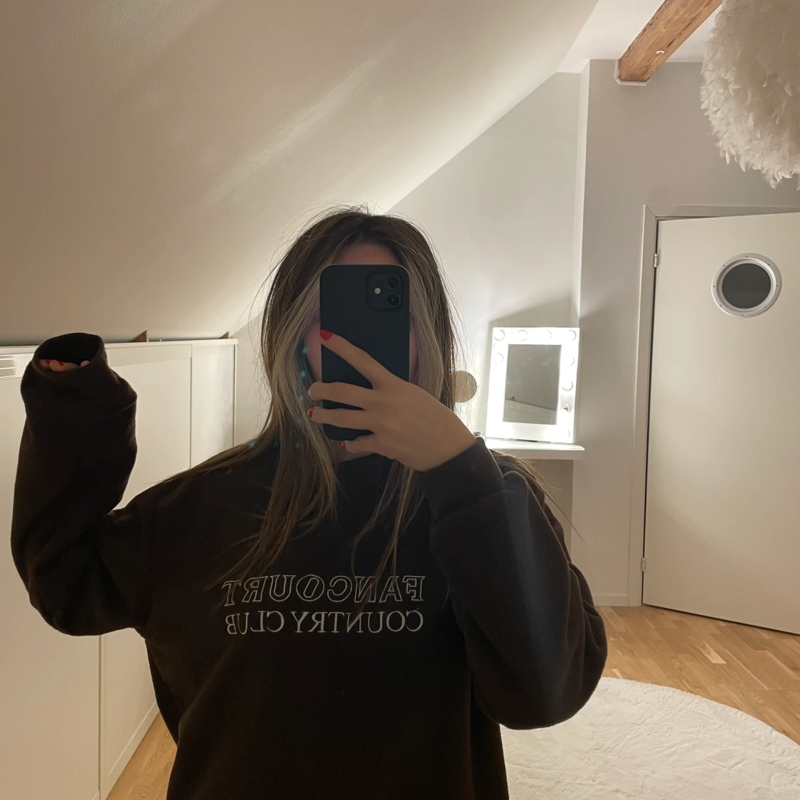 Brun sweatshirt st xs