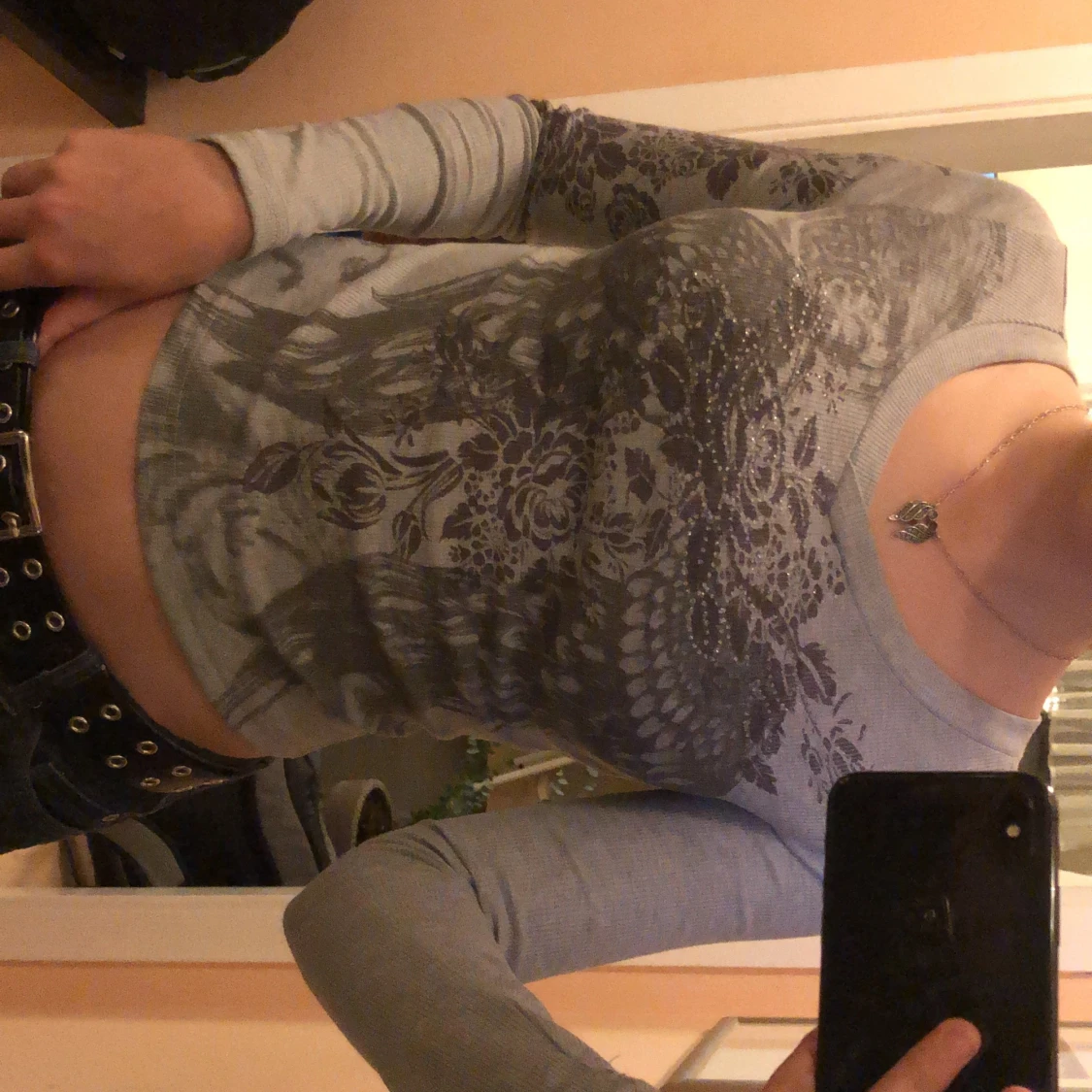 tight tröja med tryck - 90