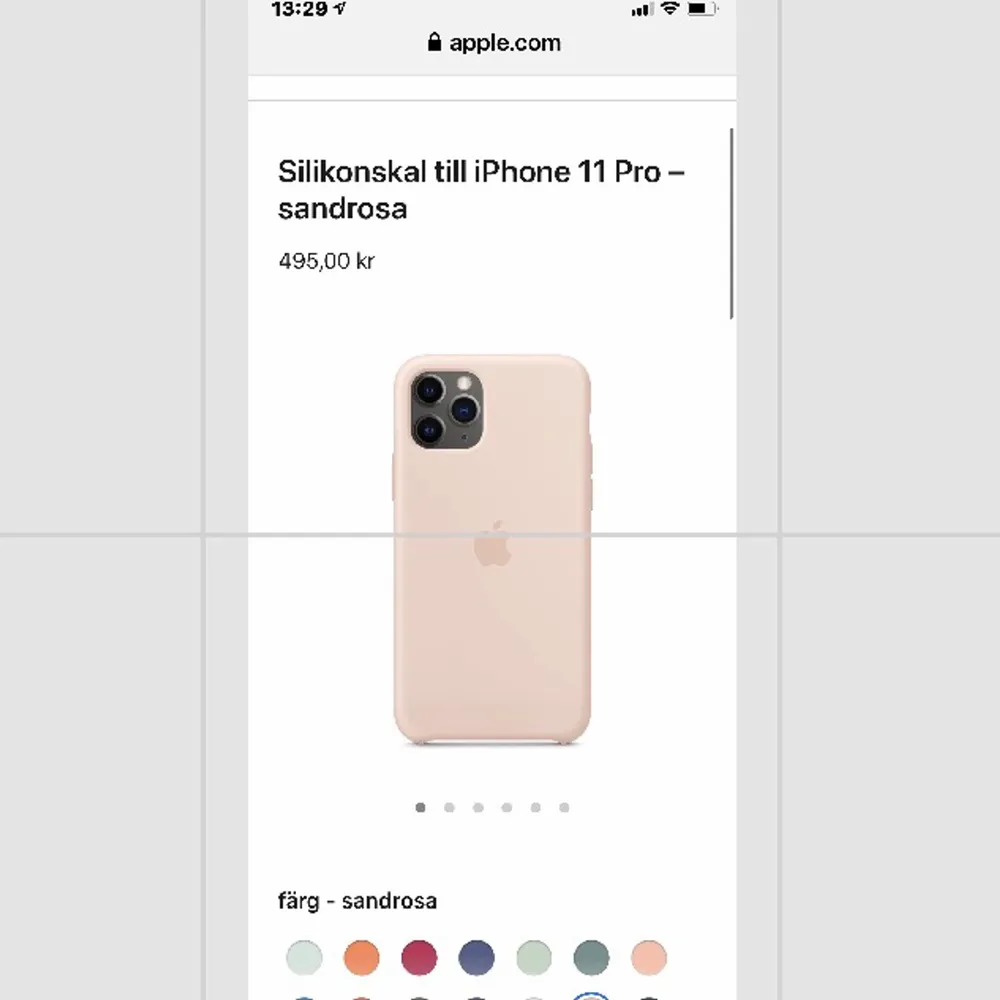 Säljer detta iphoneskal från Apple. Superfin rosa färg. Oöppnad förpackning. Köparen står för frakten. Nypris 495 kr på apples hemsida💙. Övrigt.