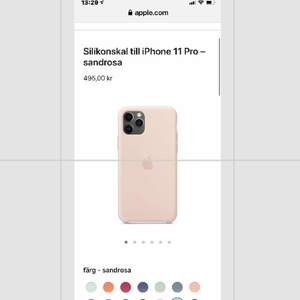 Säljer detta iphoneskal från Apple. Superfin rosa färg. Oöppnad förpackning. Köparen står för frakten. Nypris 495 kr på apples hemsida💙