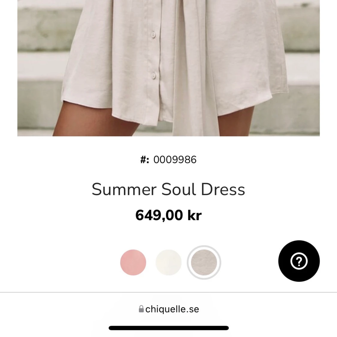 Chiquelle klänning - 90