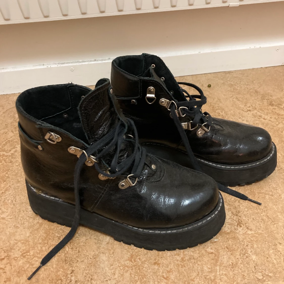 Handgjorda boots läder strl 39 - 90