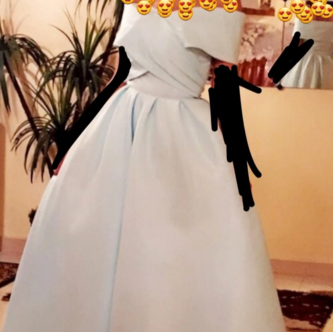 Wedding dress blue
