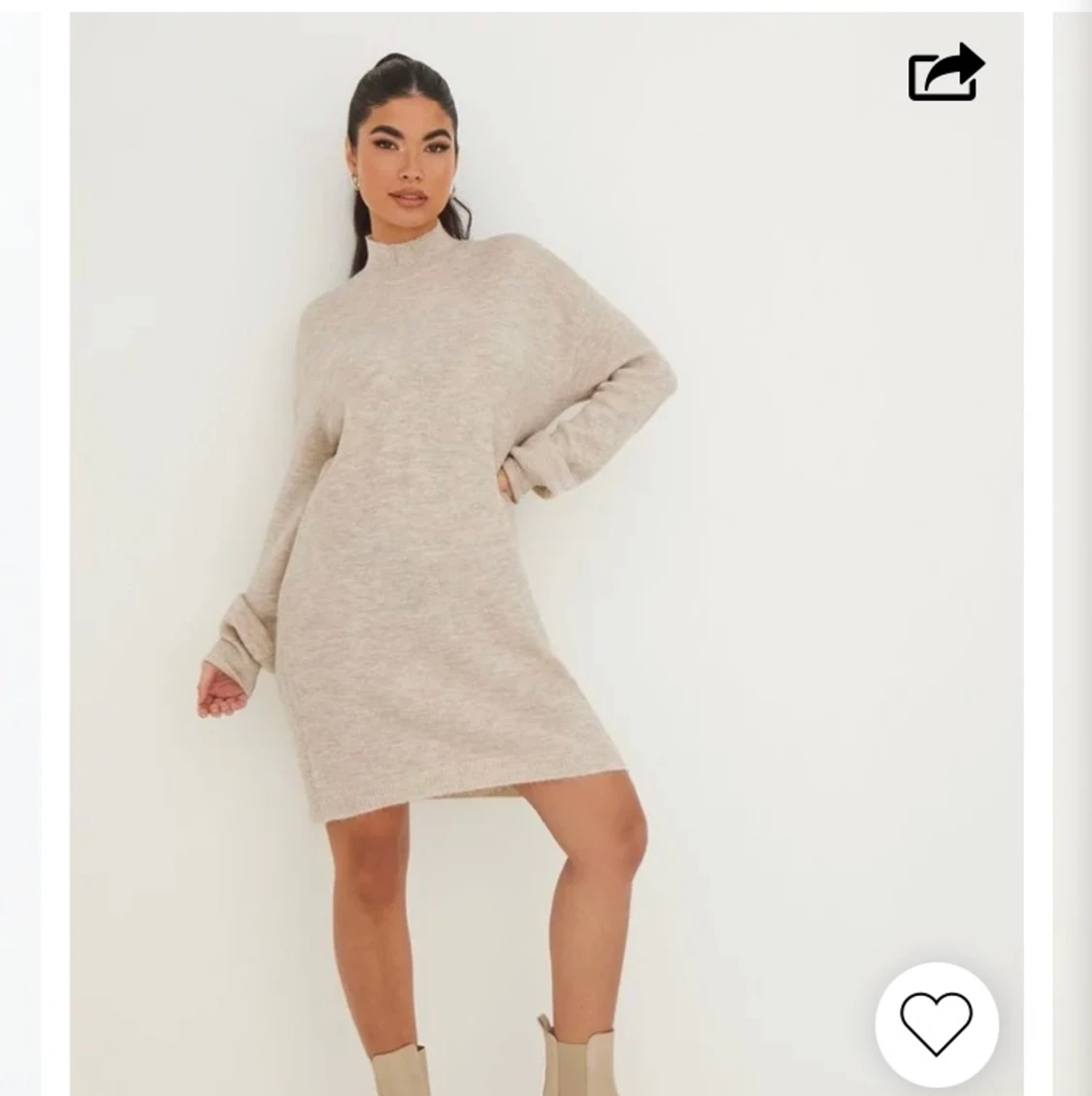 Så fin stickad klänning