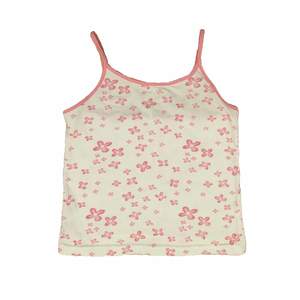 snyggt y2k linne med blommor! baby topp som passar xs, jättesnygg på!💕 vitt med rosa detaljer