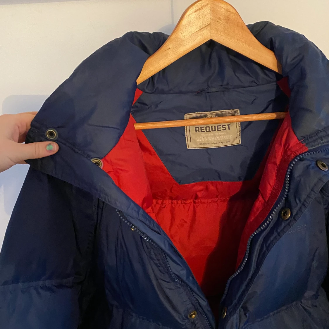 Vintage puffer i dun  - 91