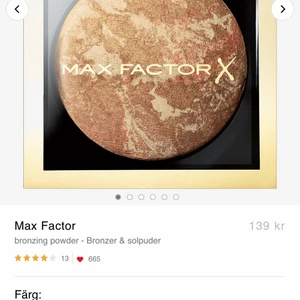 Max factor creme bronze - Säljer denna Max factor creme bronzer i färgen 10 bronze då den inte kommer till användning☺️