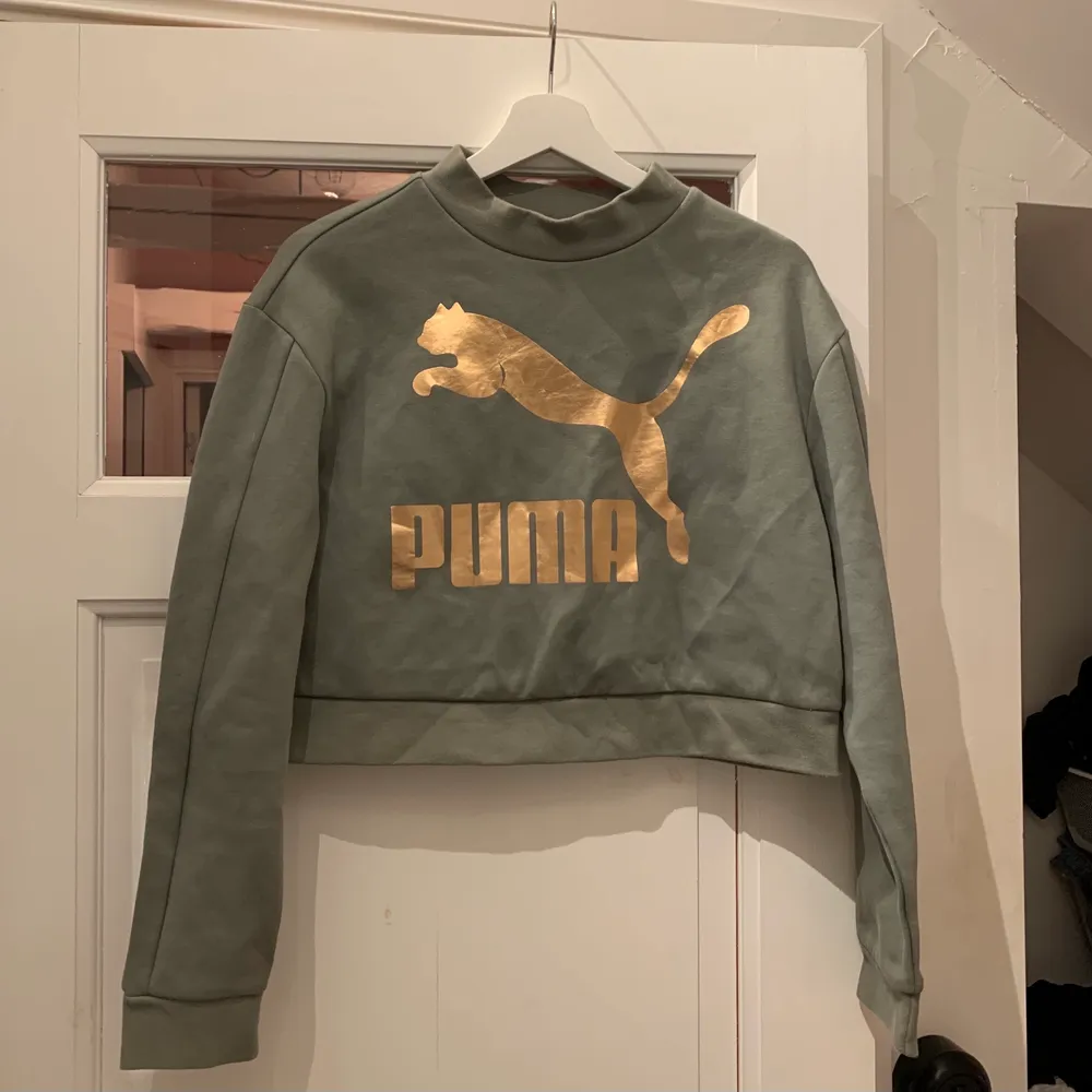 Puma tröja i XL.  Använd ett fåtal gånger, ca 2 ggr Original pris 359 kr Är XL men passar L-M. Tröjor & Koftor.