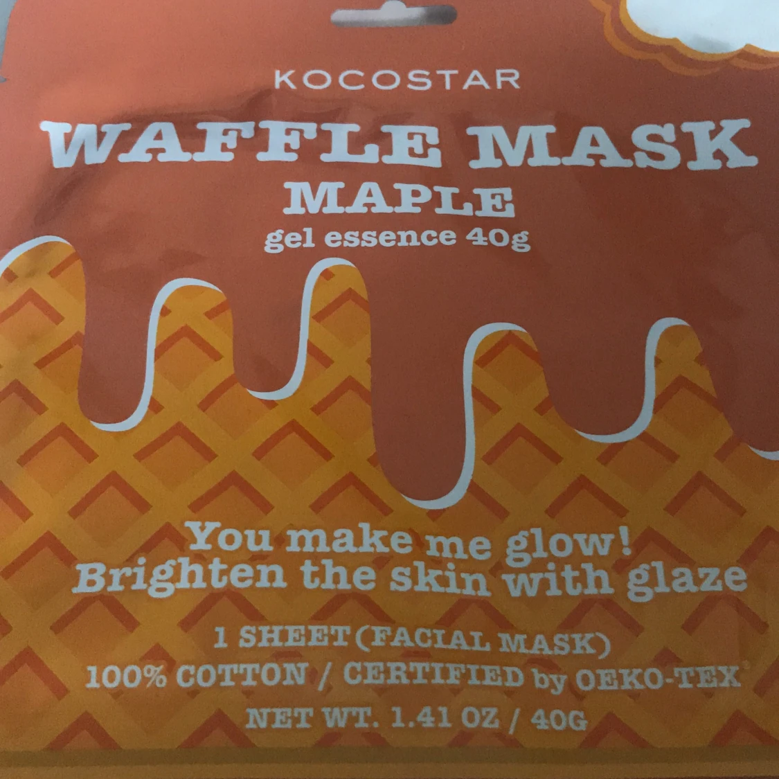 Waffel shet mask/ ansiktsmask  - 91