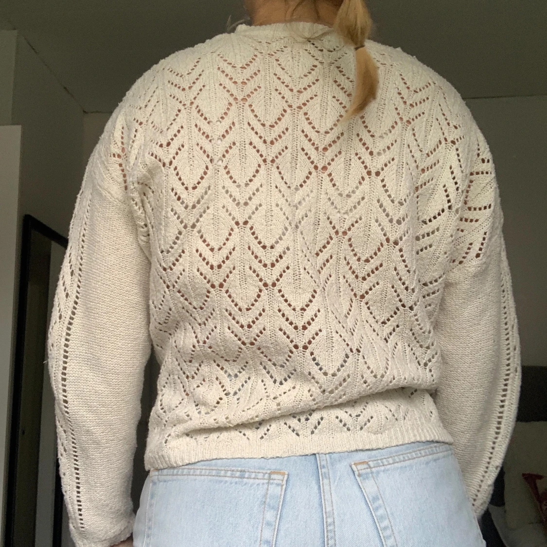 Sweatshirt stickad  - 91