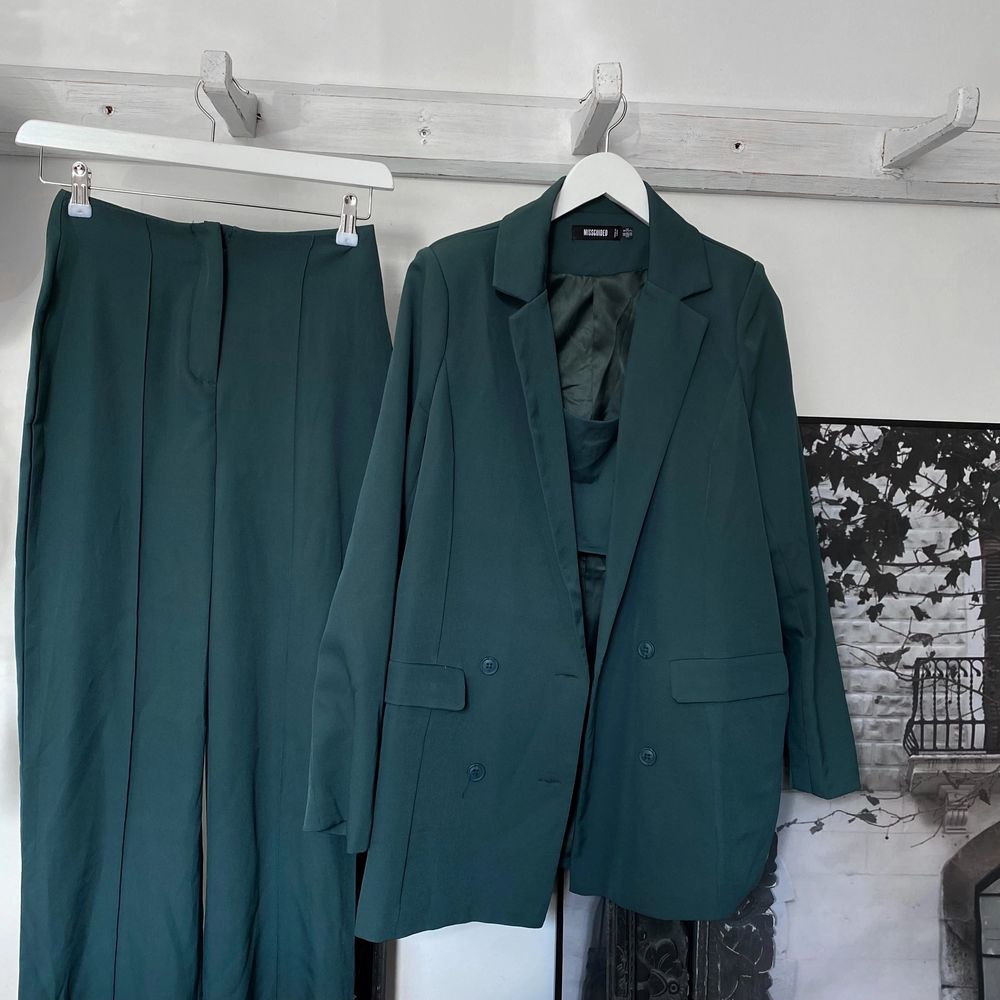 Missguided kostym oversize grön | Plick Second Hand