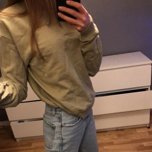 sweatshirt  - ljusgrön ish sweatshirt ,använd fåtal gånger💋❣️