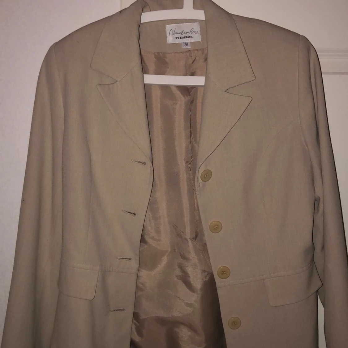 Blazer med matchande kjol