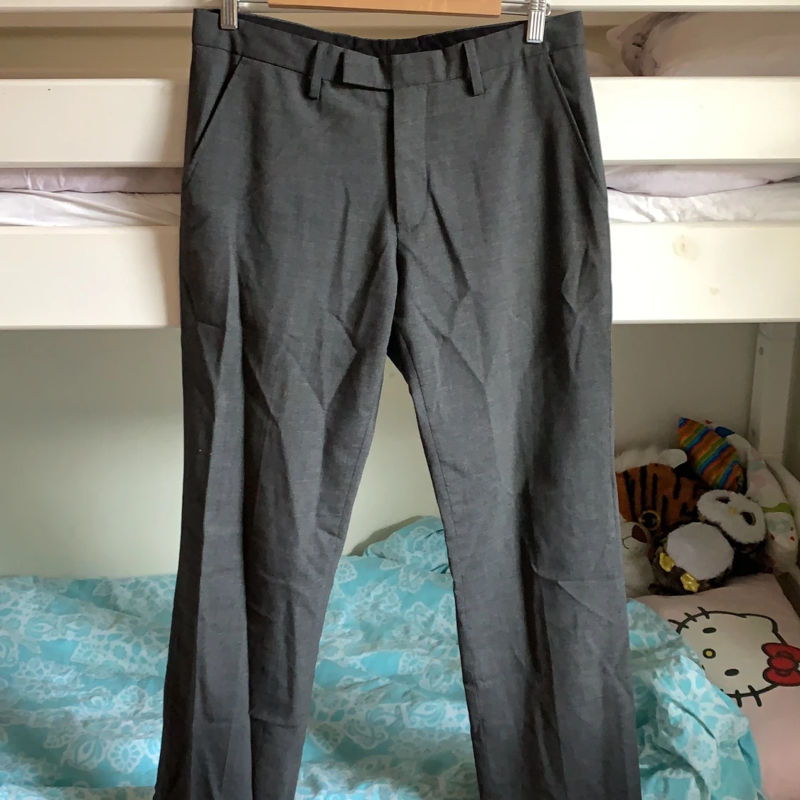 Kostymbyxor grå - 90