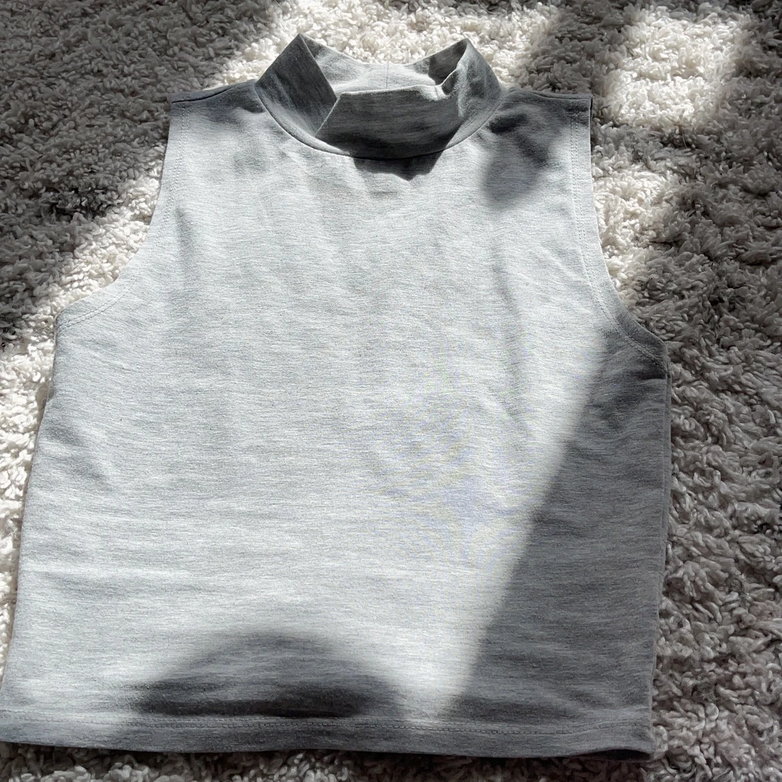 Grått Linne med krage stl S - 90