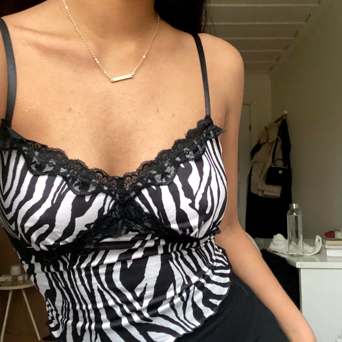 Leopardmönstrad topp