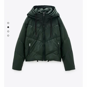 Intressekoll, dunjacka - Intressekoll !!!  I beige (finns inte längre kvar, därav ingen bild). Dunjacka med skinnimitation från Zara i storlek XS Köpt för 699kr, Använd ett fåtal gånger, lånad bild. Buda i kommentarerna