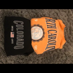 Sweatshirt  - Säljer mina sweatshirts. 130kr för båda. Den ena är från bershka, den andra från even&odd🧡tveka inte att höra av dig om du har någon fråga!