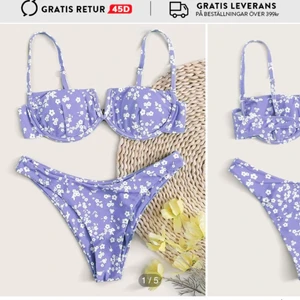Bikini - Säljer denna bikini eftersom den va i fel storlek för mig, köpte för 120kr och säljer för 110 eftersom den är helt ny.💜💜