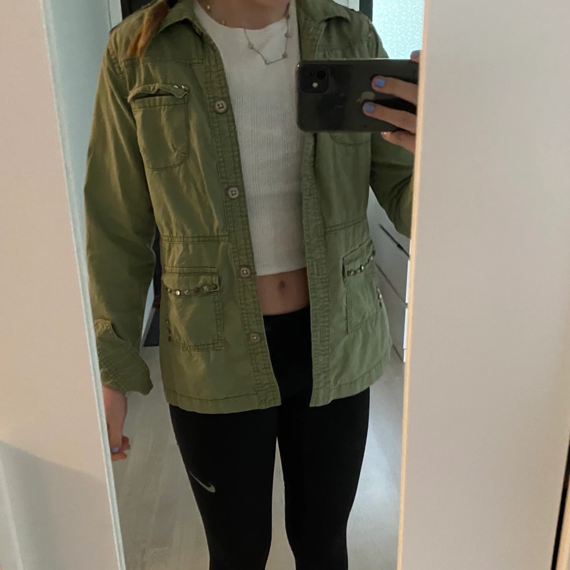 Grön jacka från Kappahl  - 91