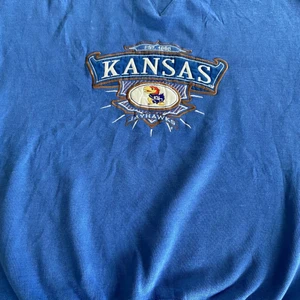 Kansas Jayhawks Crewneck - Size M, Fits oversized