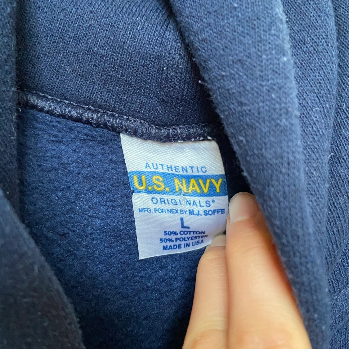 College hoodie, strl L - 91