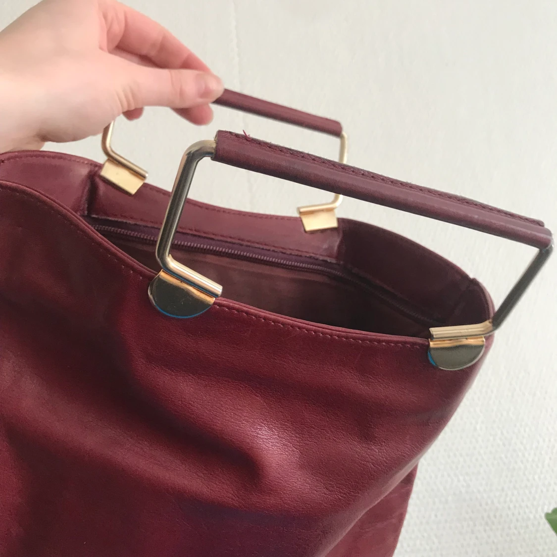 Väska i äkta skinn - 91