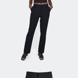 Kostymbyxor storlek 34 - Säljer ett par kostymbyxor från bikbok i storlek 34. Säljer pågrund av att dom är förkorta på mig. Jag har använt dom ca 2 gånger. Pris + frakt