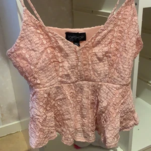 Pink womens top/Clubtop - UK size 6.Topshop,London. Peach club top/ vest top. 