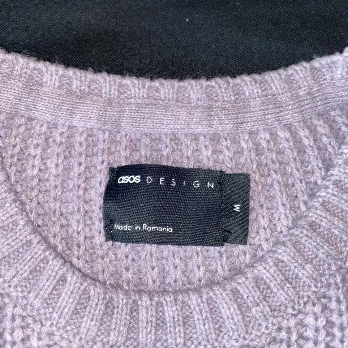 lila stickad tröja - 91