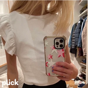 En jätte gullig zara topp💕 - Säljer nu min jätte söta vita zara topp den är sjukt snygg😍(lånad bild)💕