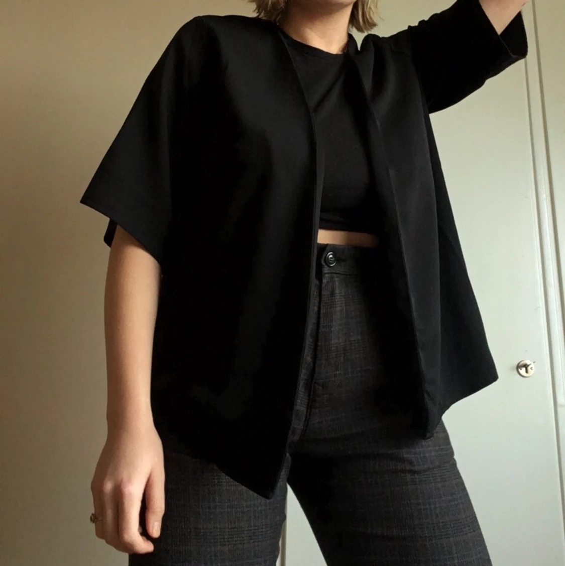 Svart overshirt/kavaj