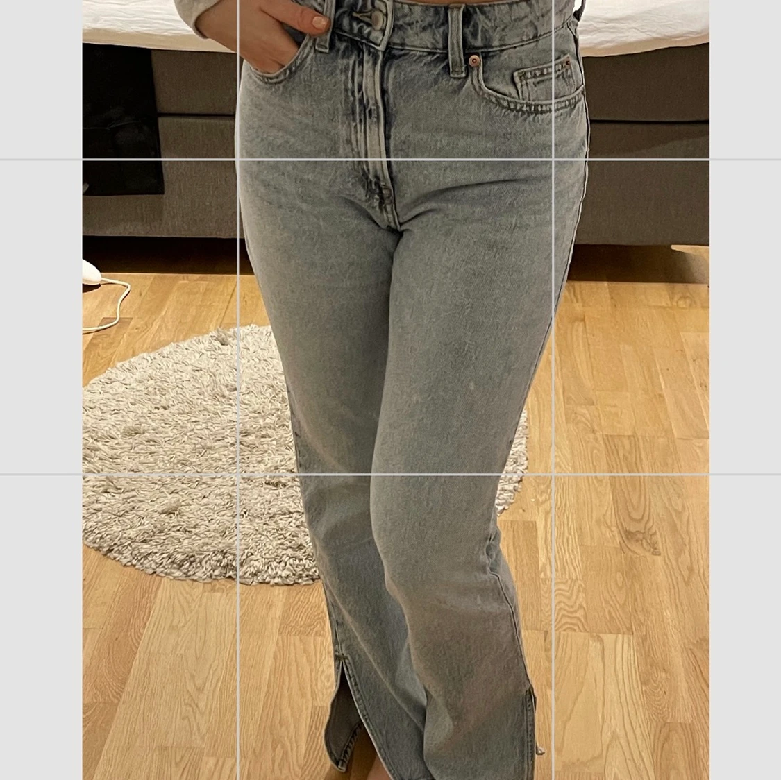 Jeans med slits - 90